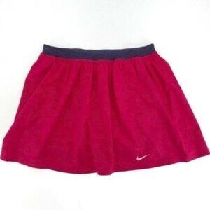Nike Maria Sharapova Pink Polka Dot Pockets Skort Tennis Running Large Skirt